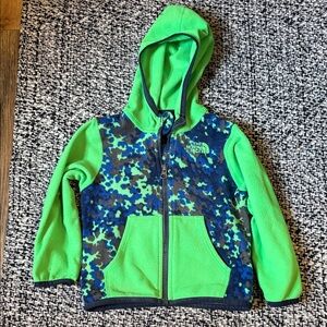 The North Face Kids Vibrant Green and Blue Jacket!